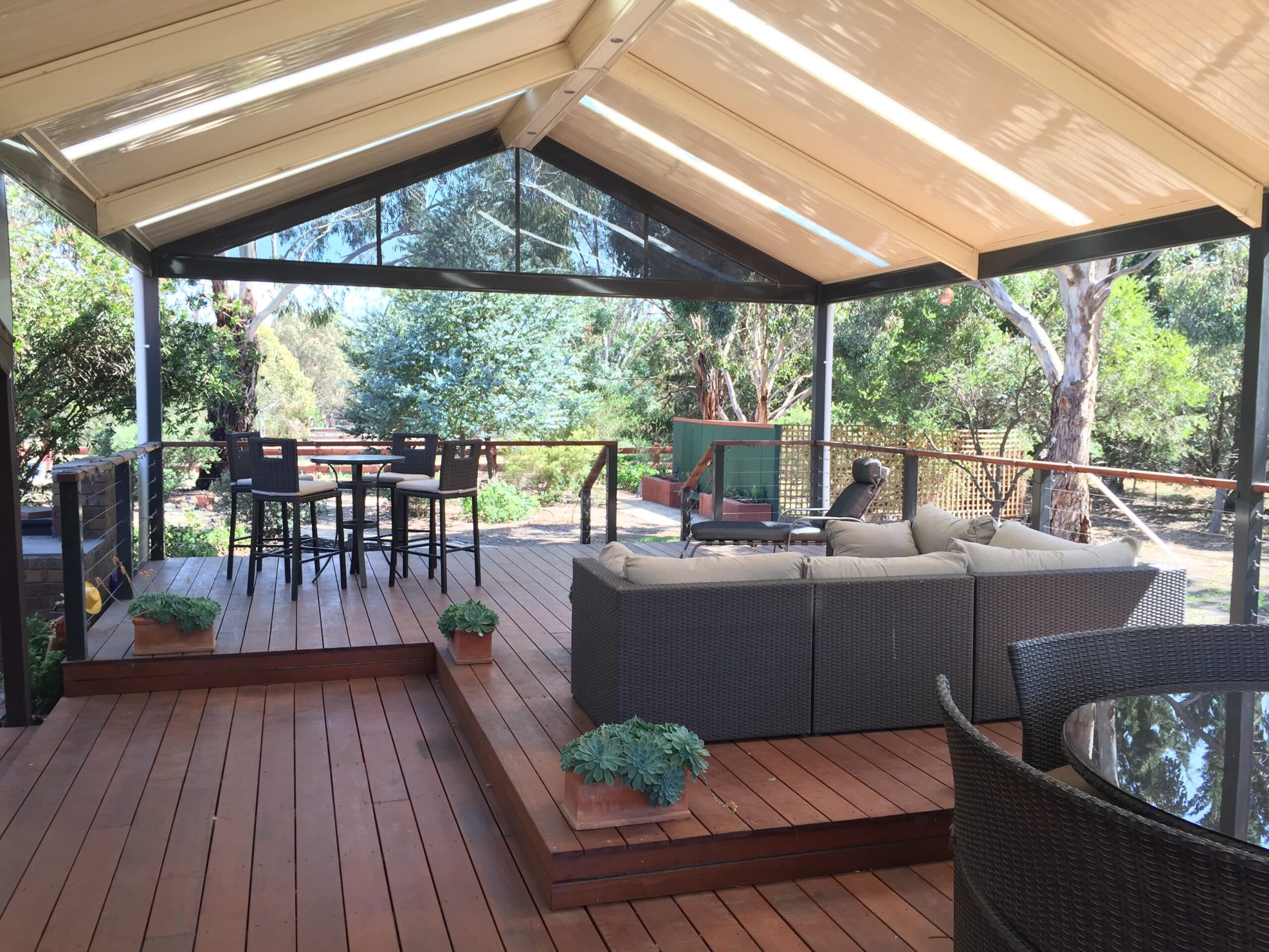 Pergola over new alfresco deck, Berwick