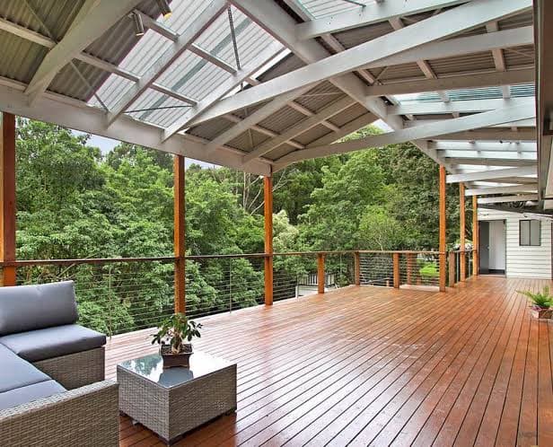 freestanding pergola over new deck, Pakenham